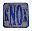 Iron On Patch - 3 or 4 Letter Monogram - 2 Color - Square 2.5" x 2.5"