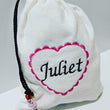 Handmade Embroidered Bag | Personalized Gift Bag | Valentine's Day  Gift idea| Juliet - Baby See See 