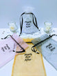 10 pcs- Personalized Embroidered Organza, Luxury Organza Wedding Favor Gift Bags - Baby See See 