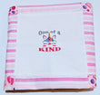Baby blanket, Embroidered Unicorn Flannel Baby Blanket - Baby See See 
