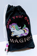 Handmade Embroidered Personalized Gift Bag | Birthday party favor bags| Unicorn magic - Baby See See 